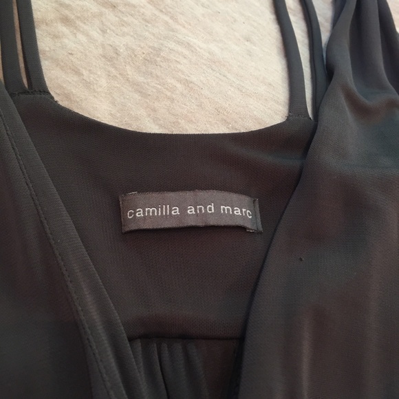camilla and marc grey wrap maxi gown, sz US 2 - Picture 3 of 8